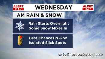Maryland Weather: Cool & Breezy Ahead Of Wednesday’s Alert Day - CBS Baltimore