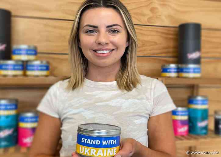Austin candlemaker launches 'Stand with Ukraine' line in support of homeland