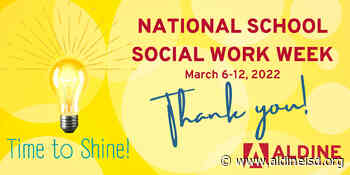 National School Social Work Week March 6 – 12 – Aldine ISD - Aldine ISD