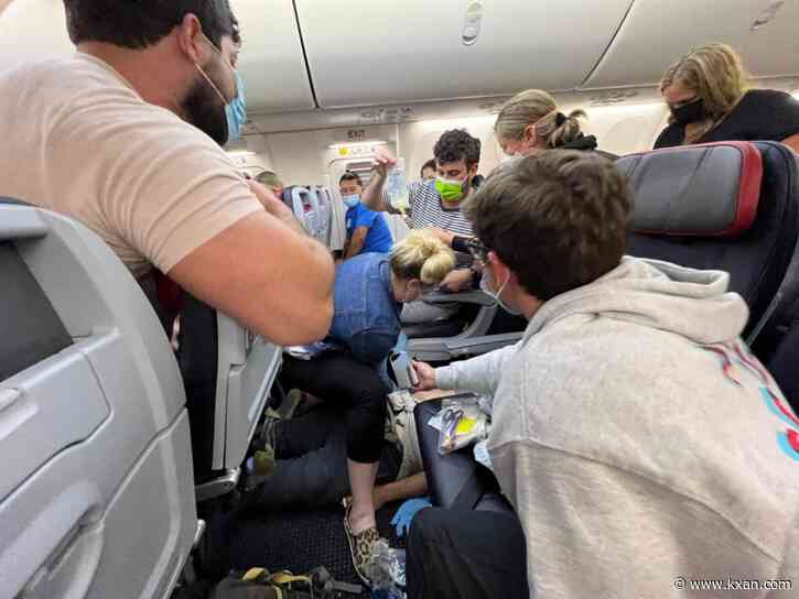 Passengers on flight to Austin from Cancún help save man's life