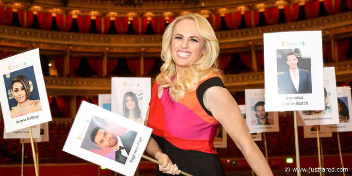 Host Rebel Wilson Poses With Celeb Seating Photos Ahead of BAFTAs 2022