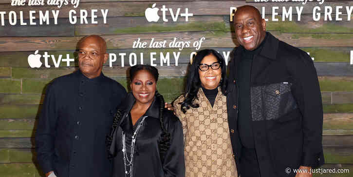 Samuel L. Jackson & Dominique Fishback Hit The Premiere of 'Last Days of Ptolemy Grey' in LA