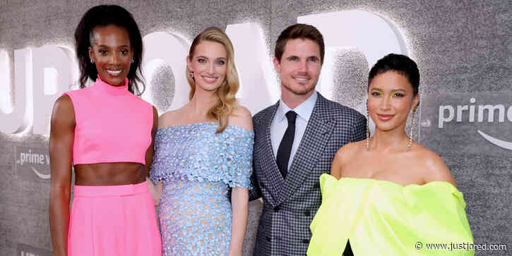 Robbie Amell & Andy Allo Join Their Whole Cast at 'Upload' Season Two Premiere