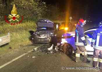 Schio, frontale nella notte tra due auto sulla strada per Torrebelvicino - La Piazza