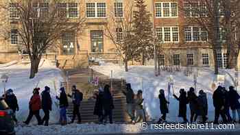 Minneapolis teachers hit the picket line as schools close and strike begins