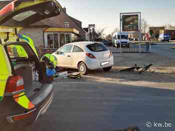 Fietser kritiek na botsing met wagen in Lichtervelde - KW.be - KW.be