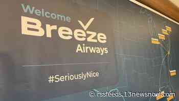 Breeze Airways adds four new low-cost flights out of Norfolk International Airport