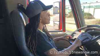 More women take up truck driving amid worker shortages, supply chain issues
