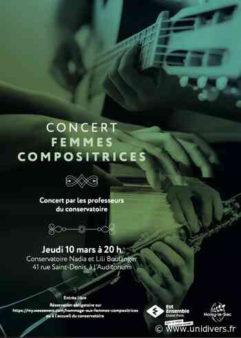 Hommage aux femmes compositrices Conservatoire de Noisy-le-Sec Noisy-le-Sec - Unidivers