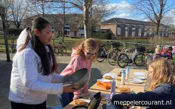 Leerlingen van kindcentrum Talent halen 350 euro op voor Giro555 - Meppeler Courant