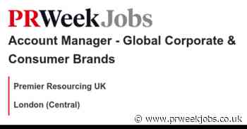 Premier Resourcing UK: Account Manager - Global Corporate & Consumer Brands