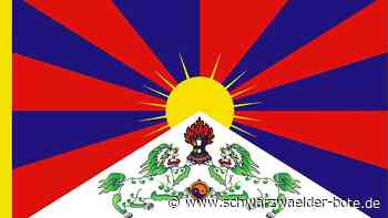 Aktion im Zollernalbkreis - Tibetische Fahnen wehen vor den Rathäusern - Schwarzwälder Bote