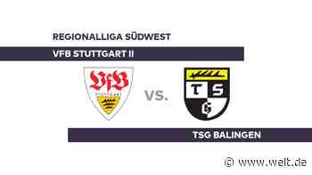VfB Stuttgart II - TSG Balingen: TSG Balingen möchte nachlegen - Regionalliga Südwest - WELT