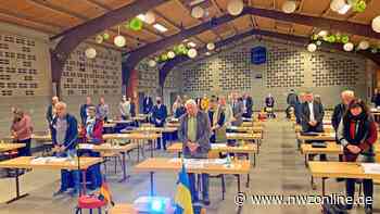 Solidarität in Varel: Ratssitzung beginnt mit Gedenkminute - Nordwest-Zeitung