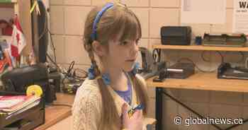 Alberta students mark ‘blue and yellow day’ in support of Ukraine