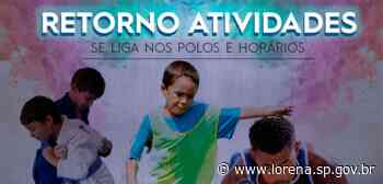 Retorno das atividades nos espaços esportivos de Lorena - Prefeitura de Lorena (.gov)