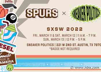 SPURS TO TAKE OVER SNEAKER POLITICS STORE  IN AUSTIN DURING SXSW