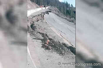 VIDEO: Section of highway north of Lytton collapses – Chilliwack Progress - Chilliwack Progress
