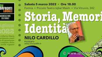 Confronti: a Formia Nilo Cardillo presenta "Storia, memoria e identità" - LatinaToday