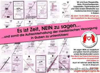 Impfpflicht: Pflegekräfte aus Guben bitten um Solidarität - NIEDERLAUSITZ aktuell