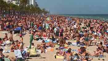 ‘Great, But Concerning': Spring Breakers Pack Fort Lauderdale Beach