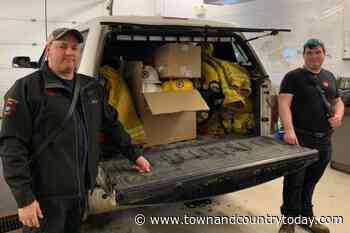 Barrhead firefighters donate old gear to Ukraine - Town and Country TODAY