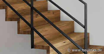 Treppenmeisters Faltwerktreppe mit Flachstahlgeländer