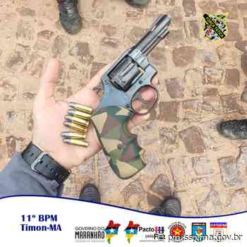 Polícia Militar prende dupla com arma de fogo em Timon • PM/MA - Polícia Militar do Maranhão - PMMA
