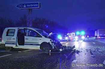 B 290 bei Tauberbischofsheim: Verkehrsunfall mit drei Verletzten - Fränkische Nachrichten