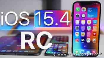 Apple releases iOS 15.4 Release Candidate (Video)