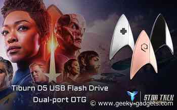 Star Trek Discovery badge USB flash drives hit Kickstarter