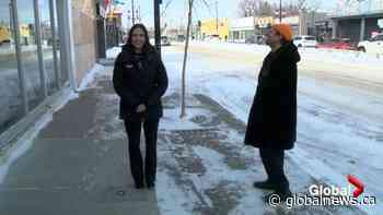 Saskatoon groups use augmented reality to create moving billboard - Global News