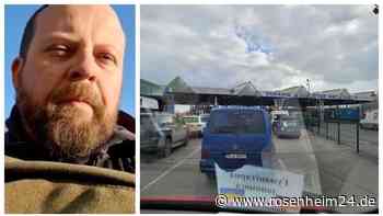 Angekommen an der ukrainischen Grenze - triste Stimmung und ein mulmiges Gefühl