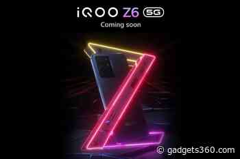 iQoo Z6 5G India Launch Confirmed; Price, Specifications Tipped Ahead of Official Announcement