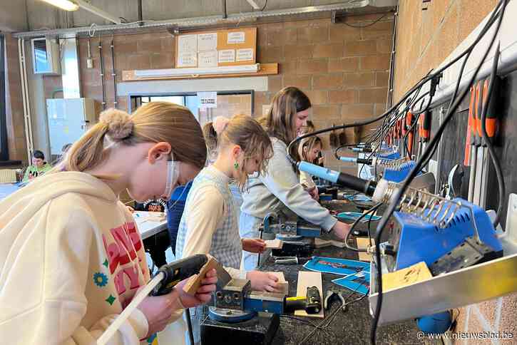 Leerlingen 6de leerjaar proeven van dagje secundair onderwijs op Campus De Vesten