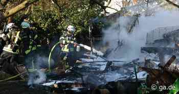 Feuerwehreinsatz Bonn: Gartenlaube in Kessenich in Brand geraten - General-Anzeiger Bonn