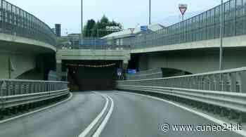 Cuneo, la galleria della "Est-Ovest" chiude per lavori - Cuneo24