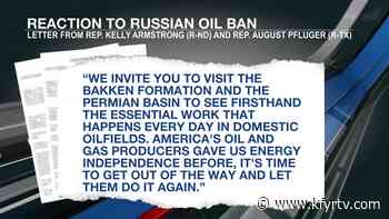 Armstrong, Burgum invite Biden to the Bakken to 'see how energy independence can be achieved' - KFYR