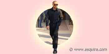 Lewis Hamilton Wears a Bottega Veneta Jumpsuit at Paris Fashion Week - Esquire