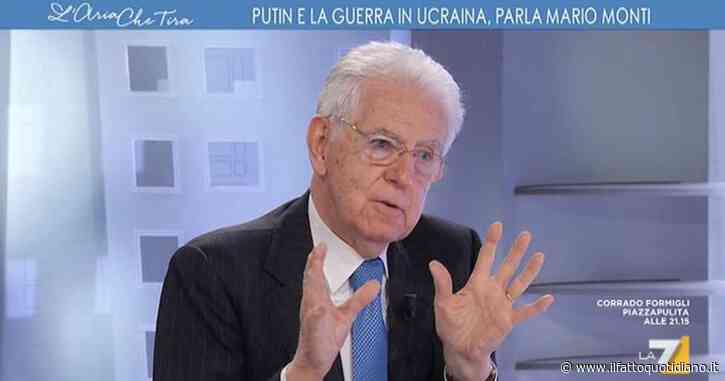Guerra Russia-Ucraina, Monti a La7: “Contro Putin serve tribunale speciale. Salvini in Polonia? Meloni e Giorgetti avranno riso sotto i baffi”