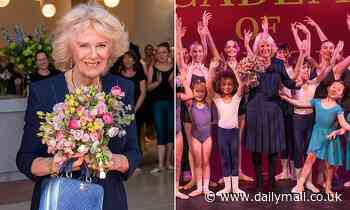 Duchess of Cornwall attends the opening of the new Royal Academy of Dance headquarters in London - Daily Mail