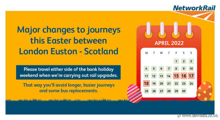 No trains out of London Euston station over Easter