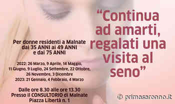 Presentato il progetto pilota di Sensibilizzazione del Tumore alla Mammella - Prima Saronno