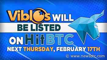 Viblos announced the listing on HitBTC next Thursday, February 17th - NewsBTC