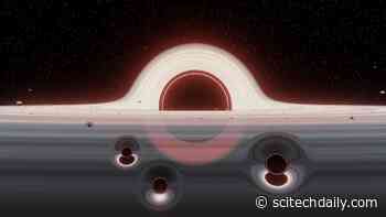 Chaotic Triple Drama: Black Hole Billiards in the Centers of Galaxies