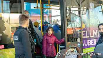 Bundespolizei und Ukraine-Flüchtlinge in Rosenheim: Fürsorgliche Kontrollen