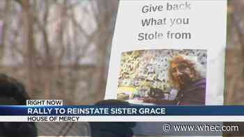 Rally held in support of Sister Grace
