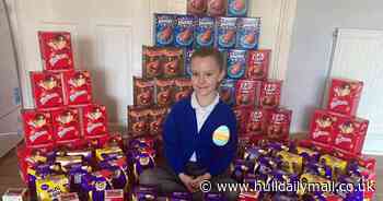 Selfless little girl rallies round to donate 100 Easter eggs to Hull food bank - Hull Live