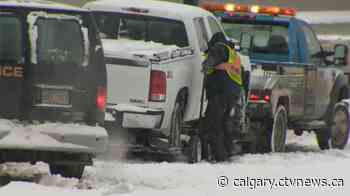 Emergency vehicles to park along Deerfoot Trail as part of roadside safety reminder - CTV News Calgary