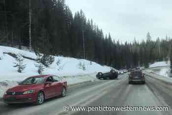 No injuries in single vehicle rollover on Kicking Horse Trail - Penticton Western News